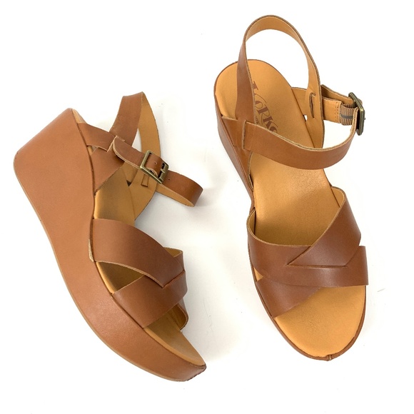 korks denica platform wedge sandal